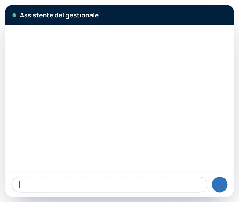 L’assistente del gestionale risponde quanto deve un cliente, indica la fonte e prepara il sollecito solo dopo la conferma
